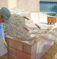 Commercial Landscaping at Walmart by Back Breakers